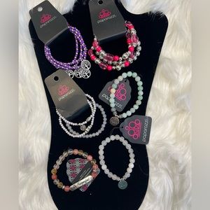 Lot of 6 Paparazzi Bracelets